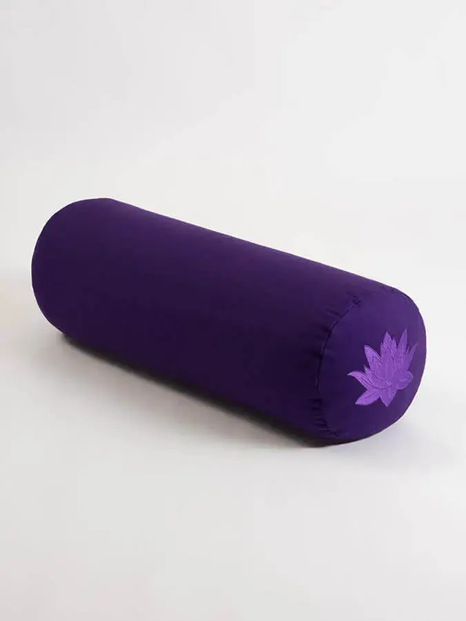 Yoga Studio Organic Cotton Buckwheat Lotus Meditation Bolster Cushion - Image 55