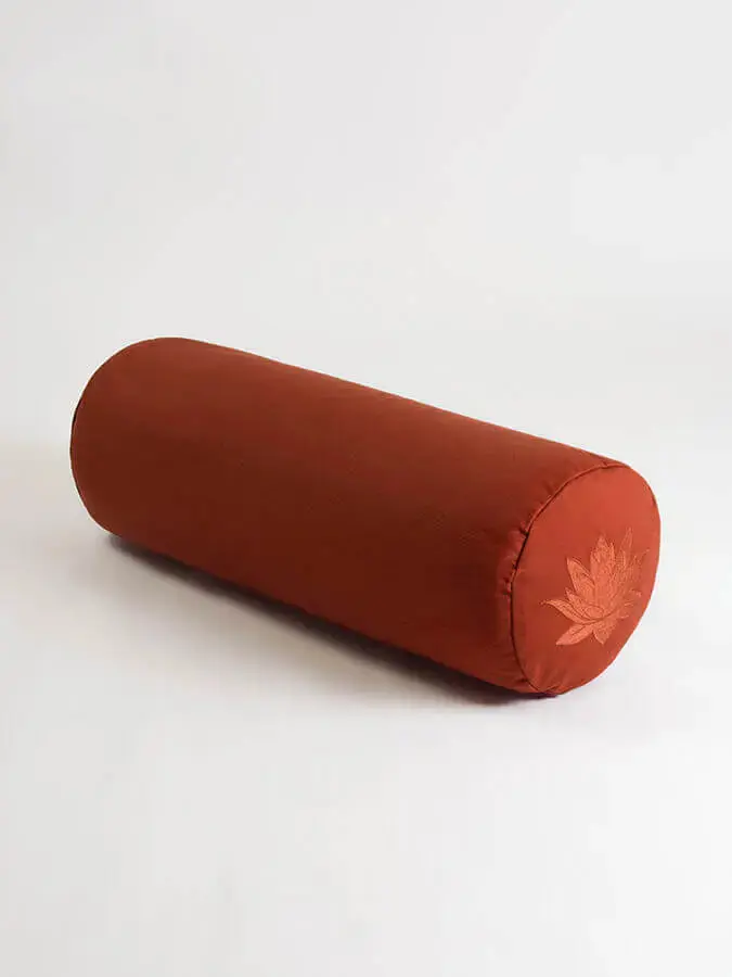 Yoga Studio Organic Cotton Buckwheat Lotus Meditation Bolster Cushion - Image 70
