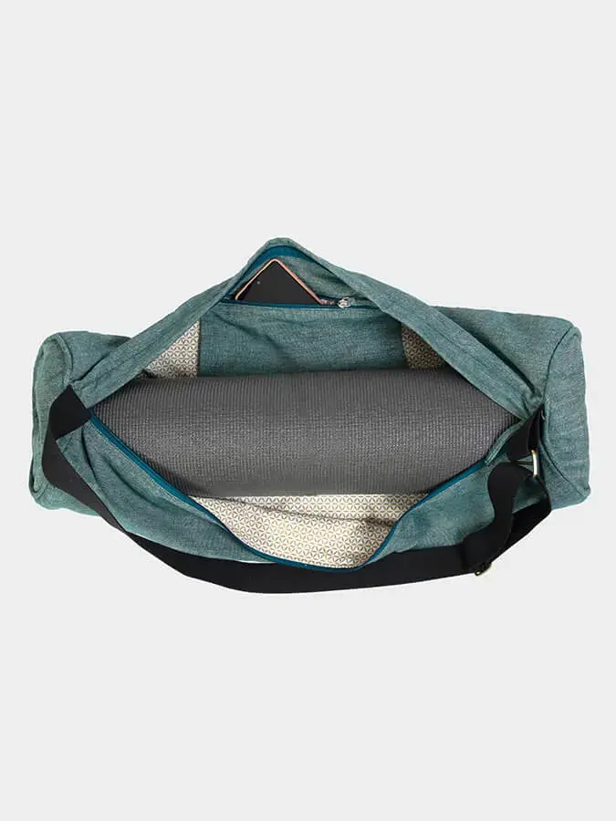 Yoga Studio Organic Cotton Two Toned Yoga Mat Bag - Image 10