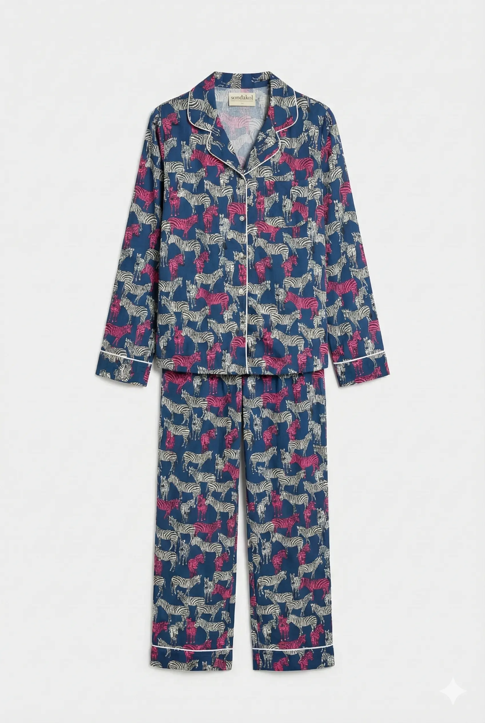 Zen to Zzzebra Women's Satin Pyjama Trouser Set