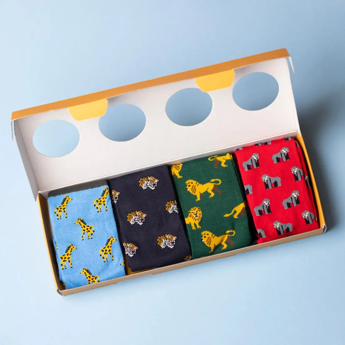Zoo Sock Box - 4 Pairs of Bamboo Socks (His) - Image 2